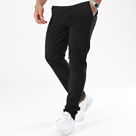 Mackten - Pantalones chinos negros