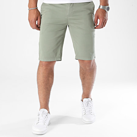 Mackten - Khaki Groene Chino Shorts