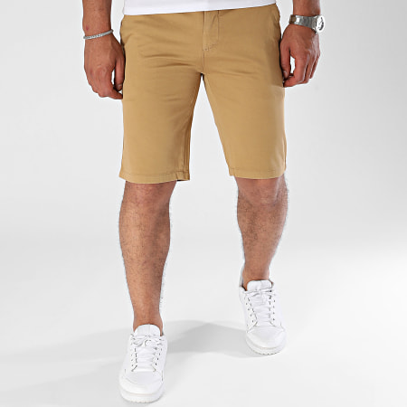 Mackten - Pantaloncini chino color cammello