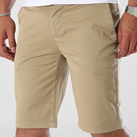 Mackten - Pantaloncini Chino Verde Khaki