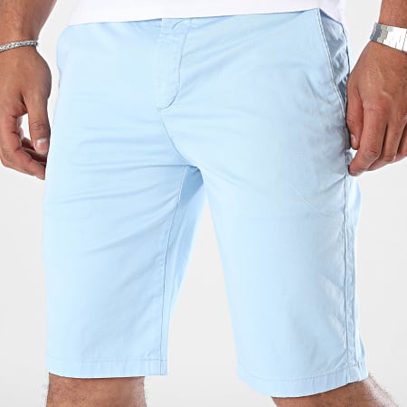 Mackten - Pantaloncini Chino blu chiaro