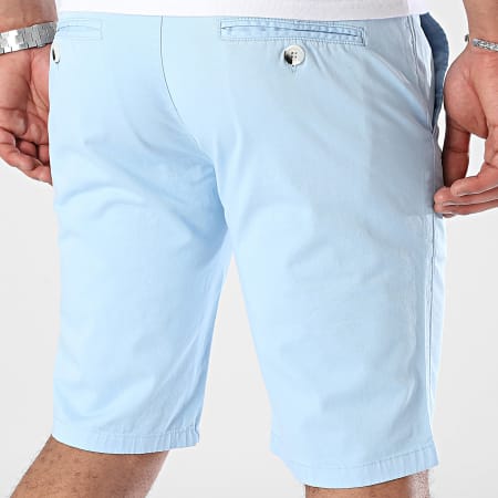 Mackten - Short Chino Bleu Clair