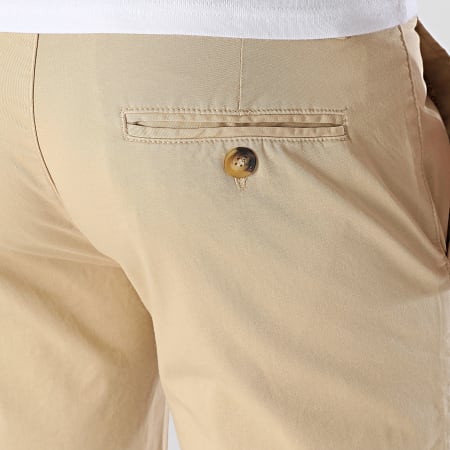 Mackten - Pantalones cortos chinos beige