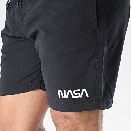 NASA - Pantaloncini da bagno Small Worm Nero