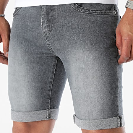 Paname Brothers - Pantalones cortos vaqueros Bradley Gris