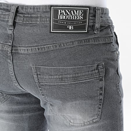 Paname Brothers - Pantaloncini Bradley Jeans Grigio