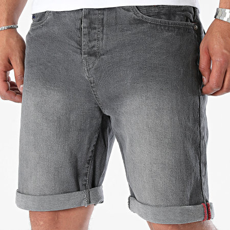 Paname Brothers - Bramy Jean Shorts Grigio