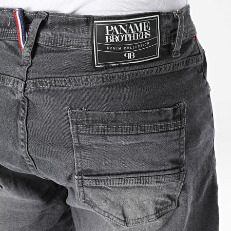 Paname Brothers - Bramy Jean Shorts Gris