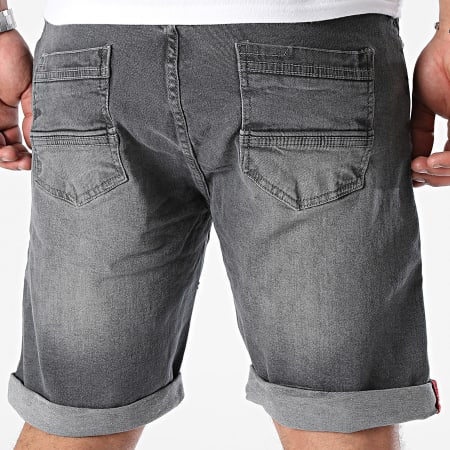 Paname Brothers - Bramy Jean Shorts Gris