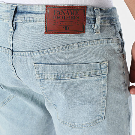 Paname Brothers - Bradley Jean Shorts Lavado Azul