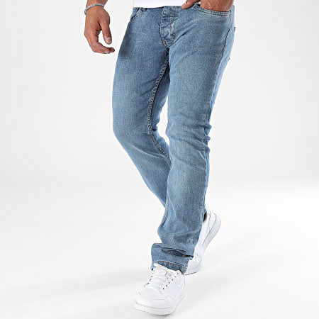 Paname Brothers - Blauwe Denim Slim Jeans