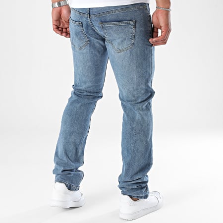 Paname Brothers - Jeans slim in denim blu