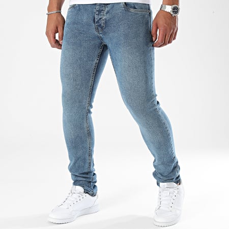 Paname Brothers - Vaqueros Jimmy Slim Denim Azul