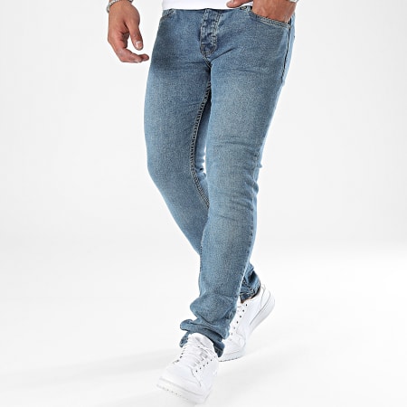 Paname Brothers - Vaqueros Jimmy Slim Denim Azul