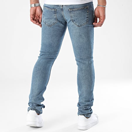 Paname Brothers - Vaqueros Jimmy Slim Denim Azul