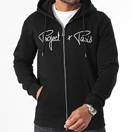 Project X Paris - Sweat Zippé Capuche 2230116 Noir