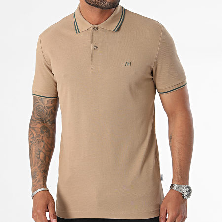 Selected - Polo de manga corta Dante Sport Marrón