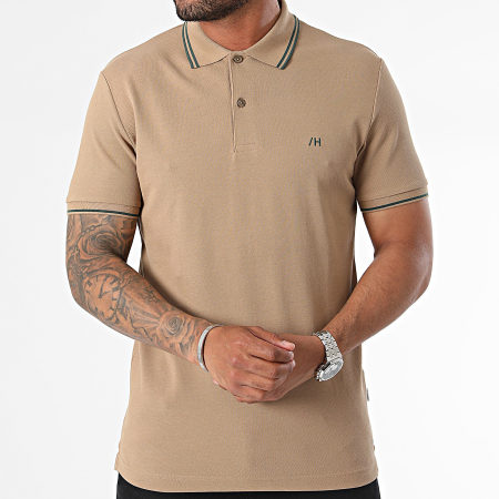 Selected - Polo de manga corta Dante Sport Marrón