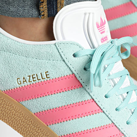 Adidas Originals - Gazelle W Sportschoenen JI1375 Flash Aqua Lucid Pink