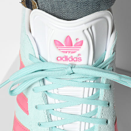 Adidas Originals - Gazelle W Sneakers JI1375 Flash Aqua Lucid Pink