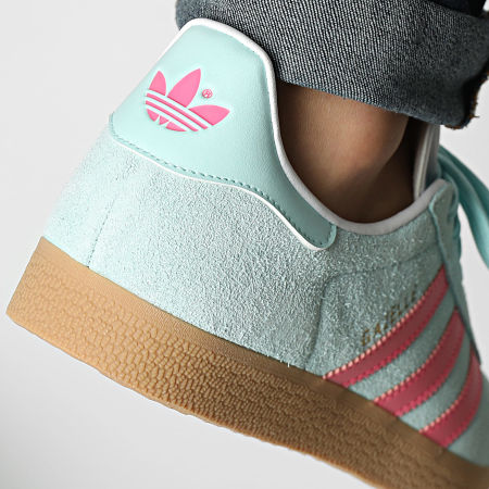 Adidas Originals - Gazelle W Sneakers JI1375 Flash Aqua Lucid Pink