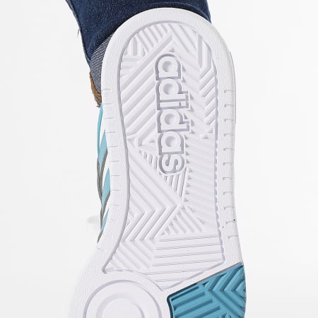 Adidas Sportswear - Baskets Femme Hoops 3.0 W IH0175 Footwear White Preloved Blue