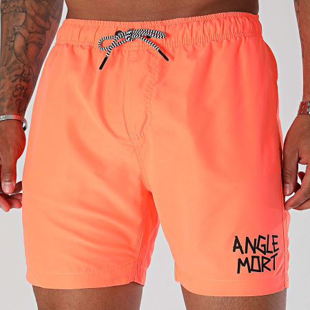 Angle Mort - Short De Bain Angle Mort Orange Fluo