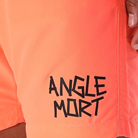 Angle Mort - Short De Bain Angle Mort Orange Fluo
