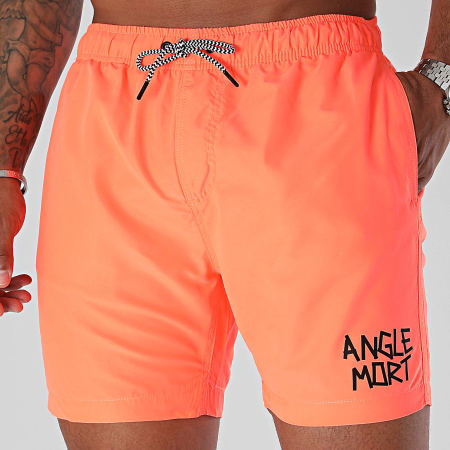 Angle Mort - Short De Bain Angle Mort Orange Fluo