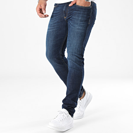 Diesel - Sleenker A03594 Jeans skinny crudi blu