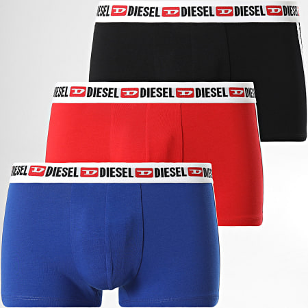 Diesel - Set van 3 Shawn 00SAB2-0AMAL Boxers Zwart Koningsblauw Rood