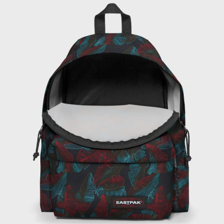 Eastpak - Mochila acolchada EK000620 Negro Azul claro Rojo