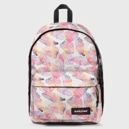 Eastpak - Sac A Dos Out Of Office EK000767 Blanc Violet Rose Jaune