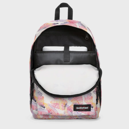 Eastpak - Mochila Out Of Office EK000767 Blanco Morado Rosa Amarillo