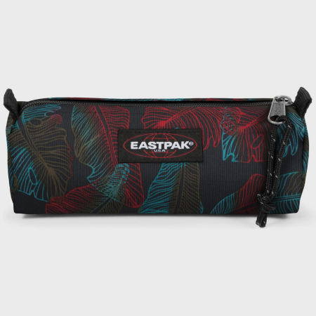 Eastpak - Trousse Benchmark Single Soft Noir Bleu Clair Rouge