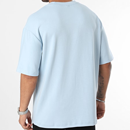 John H - Oversized T-shirt Large Lichtblauw