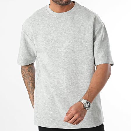 John H - Oversized T-shirt groot heggrijs