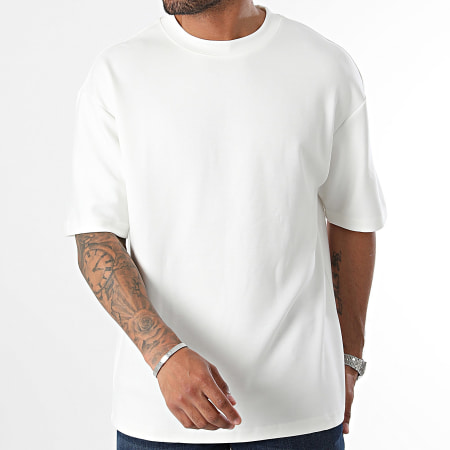 John H - Oversize Tee Shirt Large Blanco