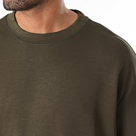 John H - Khaki Groen Oversized T-shirt