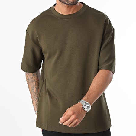 John H - Khaki Groen Oversized T-shirt