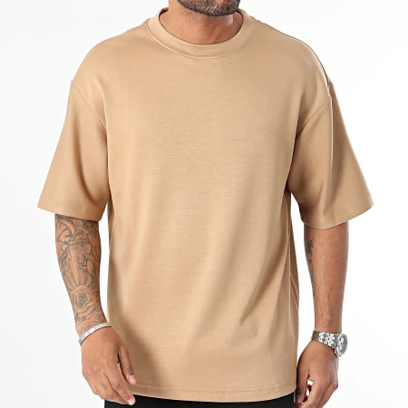 John H - Maglietta oversize color cammello