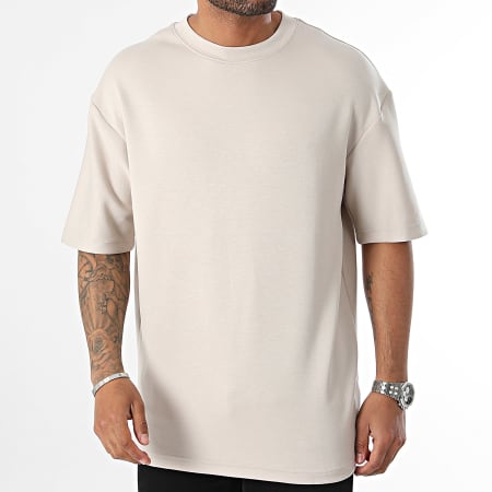 John H - Camiseta oversize beige