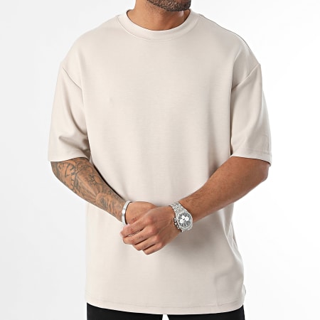 John H - Beige oversized T-shirt