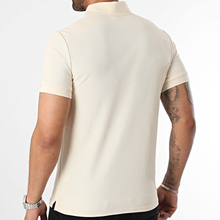 John H - Polo de manga corta Beige