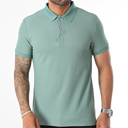 John H - Poloshirt met korte mouwen Groen