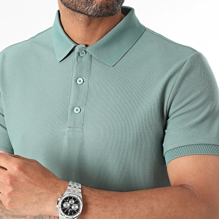 John H - Poloshirt met korte mouwen Groen