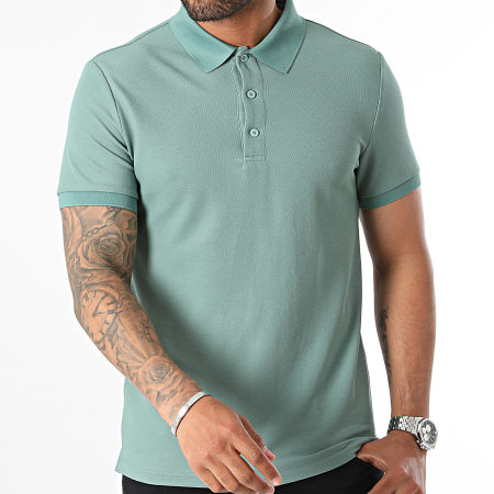 John H - Poloshirt met korte mouwen Groen