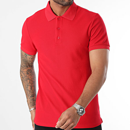 John H - Polo Manga Corta Rojo