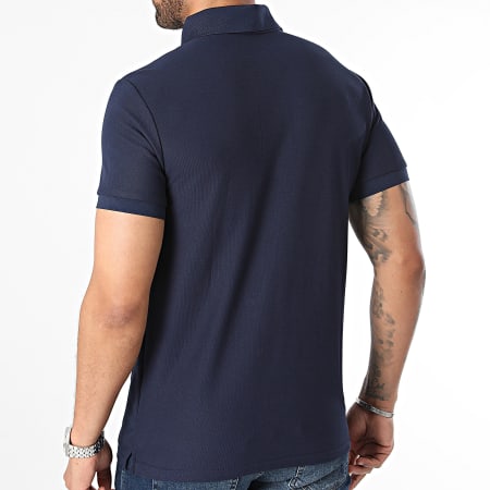 John H - Polo Manches Courtes Bleu Marine