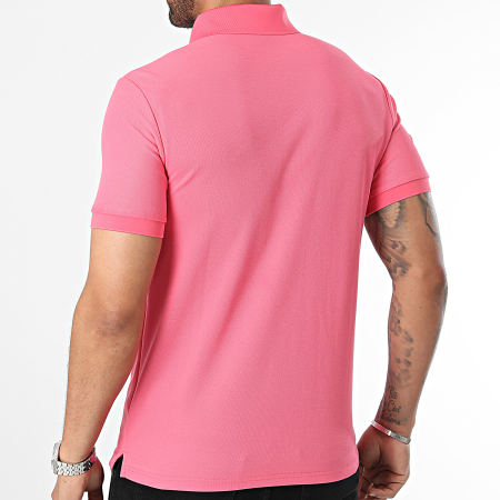 John H - Roze polo met korte mouwen